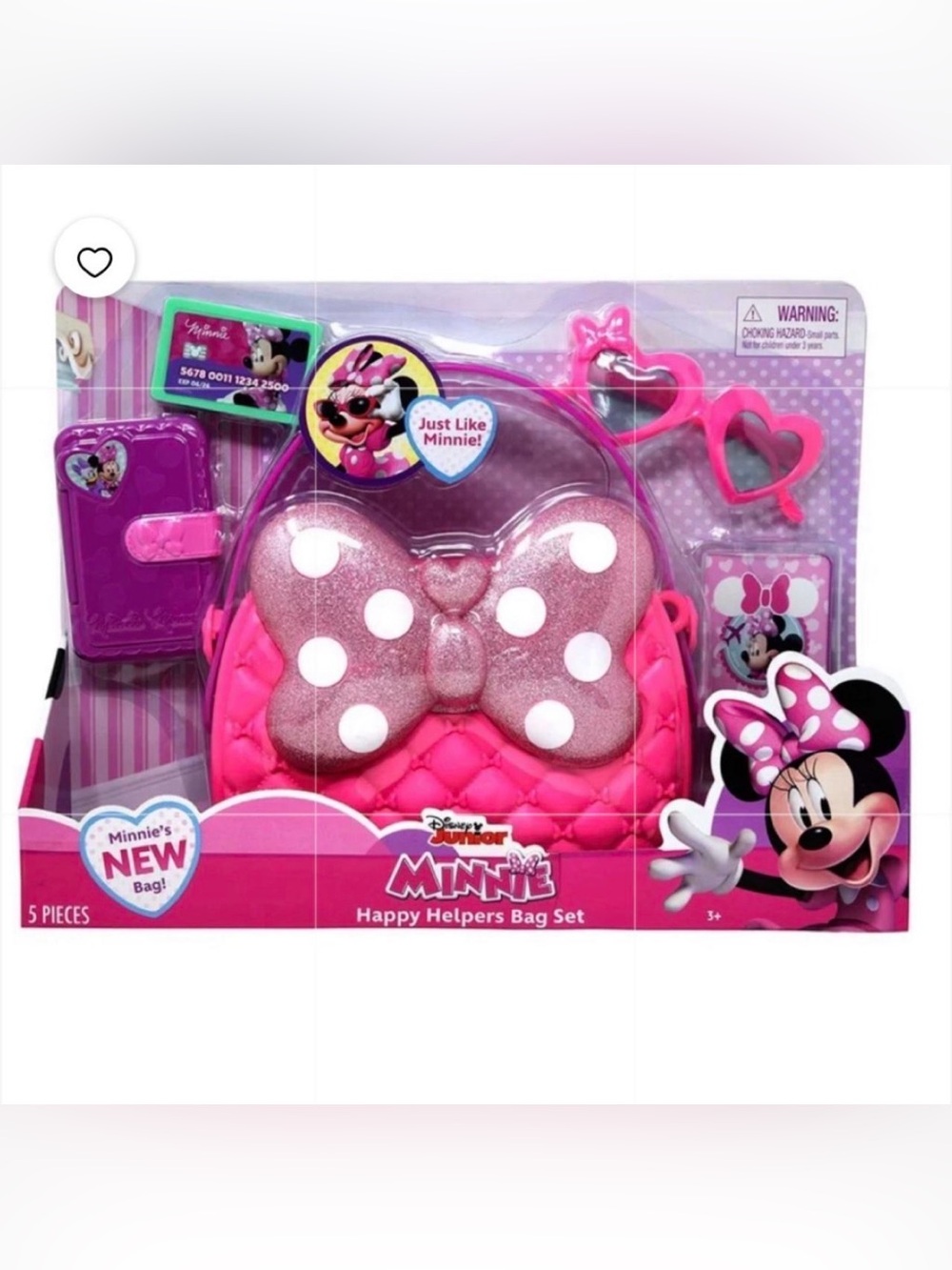 Minnie's Happy Helpers Bag Set For Little Kids Play Set NWT